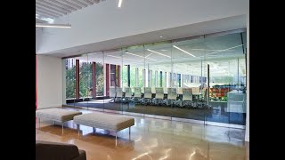 Frameless glass partition wall [upl. by Adnawyt]