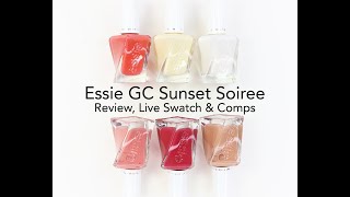 Essie Gel Couture Sunset Soiree Review Live Swatch and Comparisons [upl. by Edan]