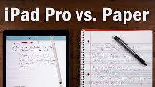 Best NoteTaking Device Ever iPad Pro vs Paper Notebooks [upl. by Aihsekan]