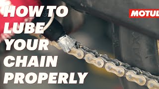 How To Lubricate Your Motorcycle Chain [upl. by Anoed]