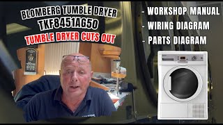 Blomberg TKF8451AG50 Tumble Dryer Cuts Out amp Water Tank Full [upl. by Hidie741]