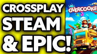 How To Crossplay Overcooked 2 Steam and Epic Very EASY [upl. by Eidna650]