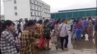 Charis Factory Strike Yangon  Federation of General Workers of Myanmar FGWM [upl. by Iharas264]