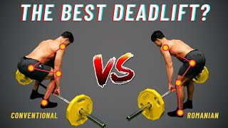 Conventional Deadlift VS Romanian Deadlift  Form amp Anatomy Explained [upl. by Juliano84]