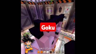 Goku in minecraft build battle minecraft minecraftshorts [upl. by Anat]