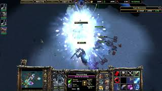 Warcraft III  The Lich King Vs Archimonde Object Editor Customs Spells no Triggers [upl. by Atnima]