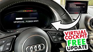 Audi A3 Virtual Cockpit firmware update tutorial with download links [upl. by Yebot]