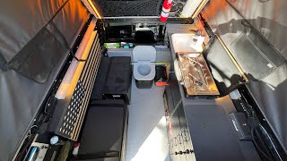 Overlanding Truck Camper Setup  3rd Gen Tacoma 5 Foot Bed  IG noroadnoproblem [upl. by Hertzog235]