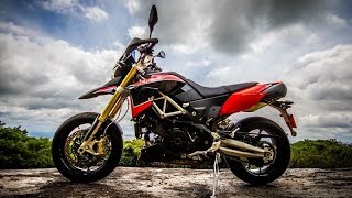 Aprilia Dorsoduro 1200 review  walkaround  IAMABIKER [upl. by Bywaters]