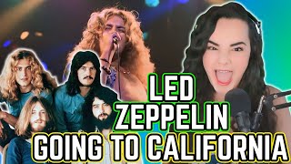 Led Zeppelin Going To California  Opera Singer Reacts LIVE [upl. by Aivuy]