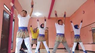 🎶💫persiapan lomba Porprov Sukabumi senam PORPI disko 35💫🎶tim DPC PORPI 💃💃💃Garut [upl. by Eillah]