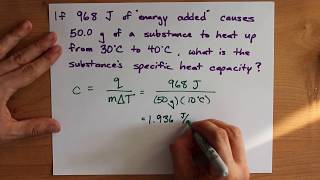 Using the formula qmcΔT Three examples [upl. by Katinka970]