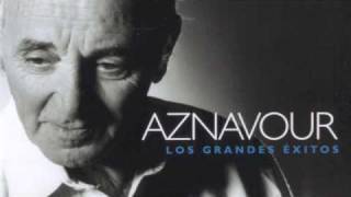 Charles Aznavour Que solo estoy solo audio [upl. by Htebiram]