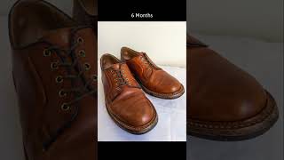 Trickers Robert Plain Derby Shoe in Horween Natural Dublin [upl. by Giliana]