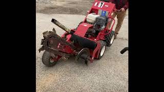 Barreto 1324D 4WD Walk Behind Trenching Machine [upl. by Chaunce]