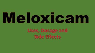 Meloxicam 15 mg 75 mg dosage and side effects [upl. by Netsryk]