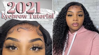 EYEBROWS FOR DUMMIES  2021 Updated EXTREMELY BEGINNER FRIENDLY EYEBROW TUTORIAL [upl. by Schober]