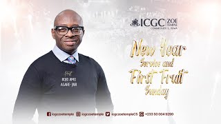 NEW YEAR SERVICE WITH REV KOJO AMOASARE [upl. by Suryt]