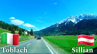 Driving from Toblach Italy to Sillian Austria [upl. by Anatnahs231]