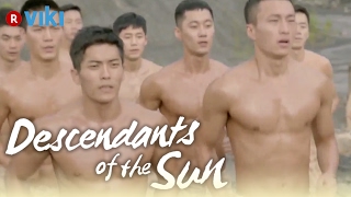 Descendants of the Sun  EP3  Shirtless Soldier Morning Workout Eng Sub [upl. by Niobe]