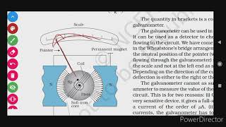 411 The moving coil galvanometer [upl. by Yaffit]