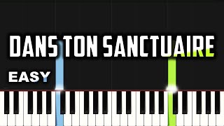 Gael Music  Dans Ton Sanctuaire  EASY PIANO TUTORIAL BY Extreme Midi [upl. by Muscolo171]