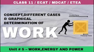 XI Physics  Work and Graphical determination  Chapter No5  Work Energy amp Power TP11 48 [upl. by Ynaffad]