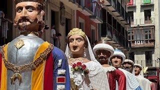 🔴Especial San Fermín 2023 Pasacalles de la comparsa de Gigantes y Cabezudos de Pamplona Día 13 [upl. by Arhat]