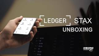 Unboxing the most anticipated crypto wallet  Ledger Stax [upl. by Aeriela]