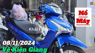 Nổ Máy Wave 125i Xanh gp về Kiên Giang ngày 081124 tại CH Mai Duyên Khải Phạm wave 125i waves [upl. by Tallie]