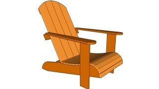 How to build an adirondack chair [upl. by Shirley]