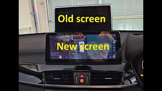 BMW X1 F48 2016 screen upgrade Wireless Android Auto Apple Carplay install [upl. by Apollo]