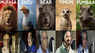 The Lion King Hindi Live Dubbing  Bollywood Actors voice Behind The Lion King [upl. by Moyers]