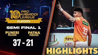 Aslam Inamdar Guides Pune to the PKL Finals  PKL 10 Semi Final 1 Highlights [upl. by Hebert]