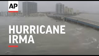 TimeLapse Captures Irmas Fury on Miami Beach [upl. by Seaton]