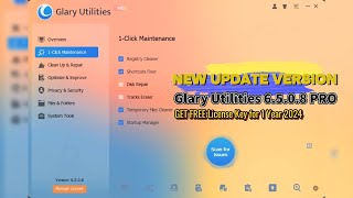 Pembaruan Baru Glary Utilities 6508 PRO 2024 Software Meningkatkan Kinerja Komputer PC [upl. by Neil]