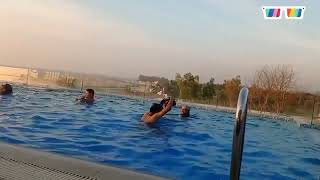 Chayon Shaah at Dera resort with Alisha and Others Swimming pool blog [upl. by Louth]