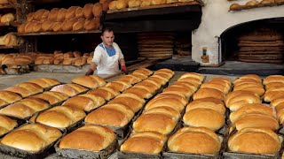 Extreme turkish breads Legendary big sourdough and not stale [upl. by Gussy]