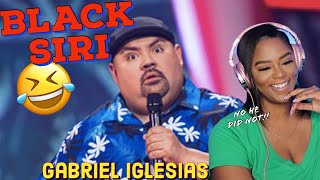 He is a MESS Gabriel Iglesias quotBlack Siriquot Reaction  ImStillAsia [upl. by Essyla]