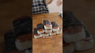 My neighbors try their FIRST Spam musubi [upl. by Ymma]