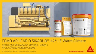 Sikadur® 42 LE Warm Climate  Vídeo 1 [upl. by Nosac487]