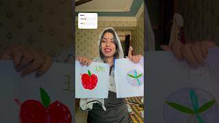 Konsi drawing achi h apple 🍎 ya ball ⚽️ youtubeshorts funny comedy shorts [upl. by Nwhas]