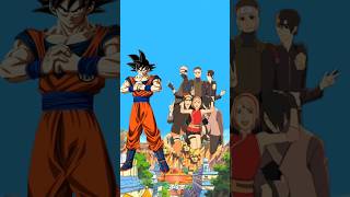 Goku VS team 7 anime goku team7 naruto shortsfeed shorts [upl. by Derwon699]