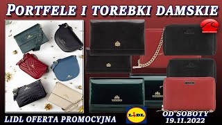 Lidl  Nowa Oferta Od Soboty 19112022  Galanteria Damska – Portfele i Torebki Damskie WITTCHEN [upl. by Ramo622]