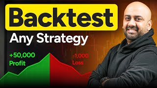 How to backtest a trading strategy  By Himanshu Arora [upl. by Sam]