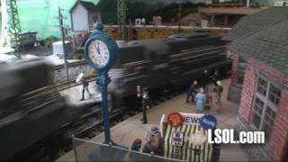 New York Central Model Railroad Layout Tour Amazing Detail in Large Scale [upl. by Sherlocke769]