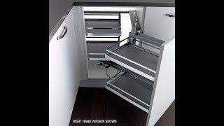 How to fit a Kessebohmer Magic Corner Storage Solution [upl. by Raffo]