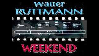 Weekend Wochenende Walter Ruttmann 1930 Remastered audio Ortiz Morales [upl. by Micheline]