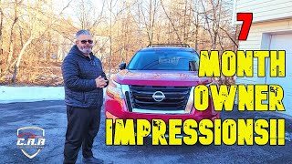 2022 Nissan Pathfinder 7 Month Review [upl. by Adaurd]