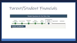 FAFSA 08 Parent Student Financials [upl. by Koenraad93]